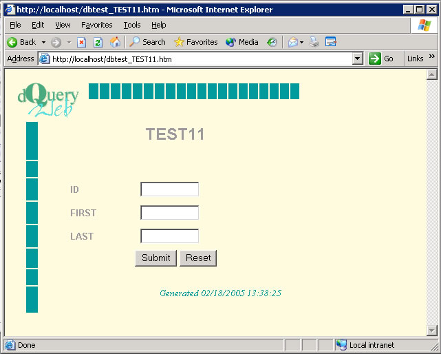 dBASE Web Application Configuration in IIS6